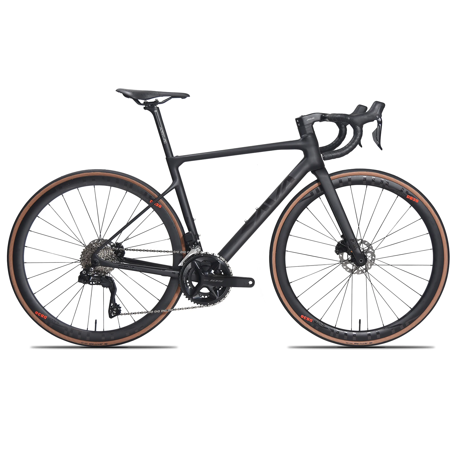

SAVA Bike Racing Full Carbon Road Bike Electric Shift Bike 7.85kg Integrated Handlebar Internal Cable 105 7170 Di2 24Speed
