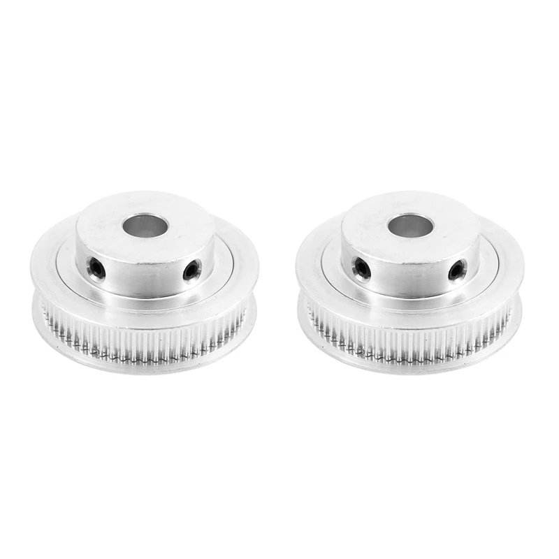 

2X GT2 Timing Belt Pulley Aluminum - 8Mm Bore - 60 Teeth - For Reprap 3D Printer