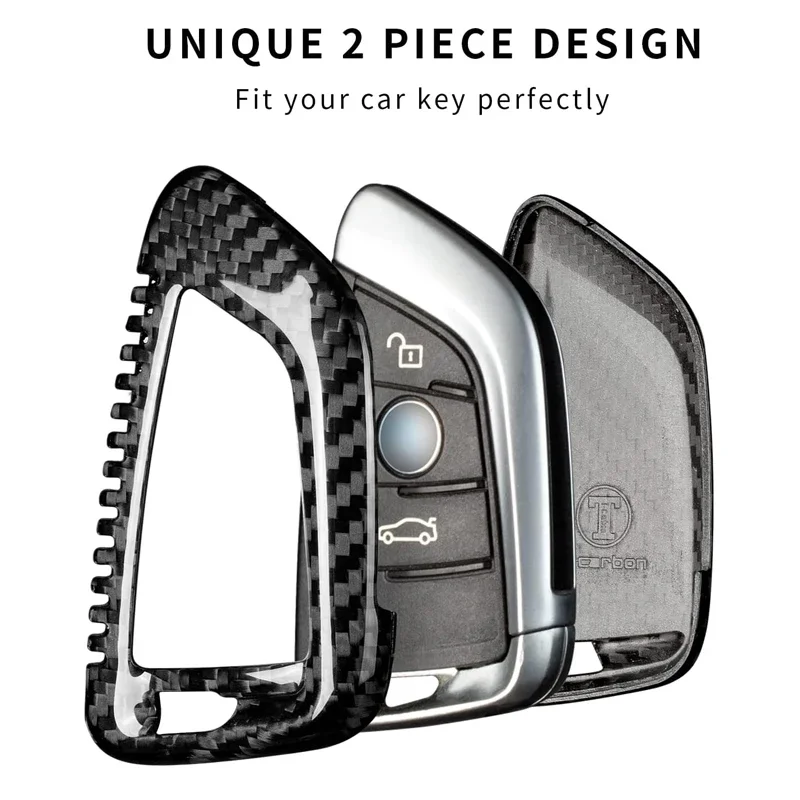 Чехол для ключа BMW из углеродного волокна защитный чехол 2 3 4 5 6 GT 7 8 X1-X7 M3-M8 X3M-X6M Z4