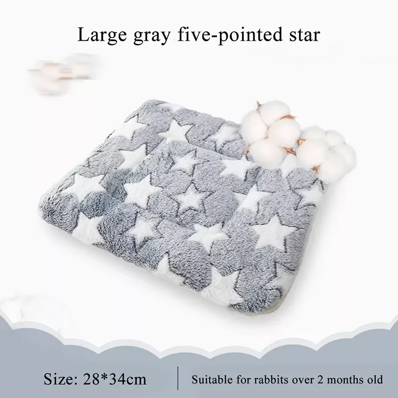 

Soft Fleece For Hamster Mat Small Animals Bed for Cat Rats Pet Rabbit Warm Blanket Guinea Pig Sleeping Bed Hamster Accessories