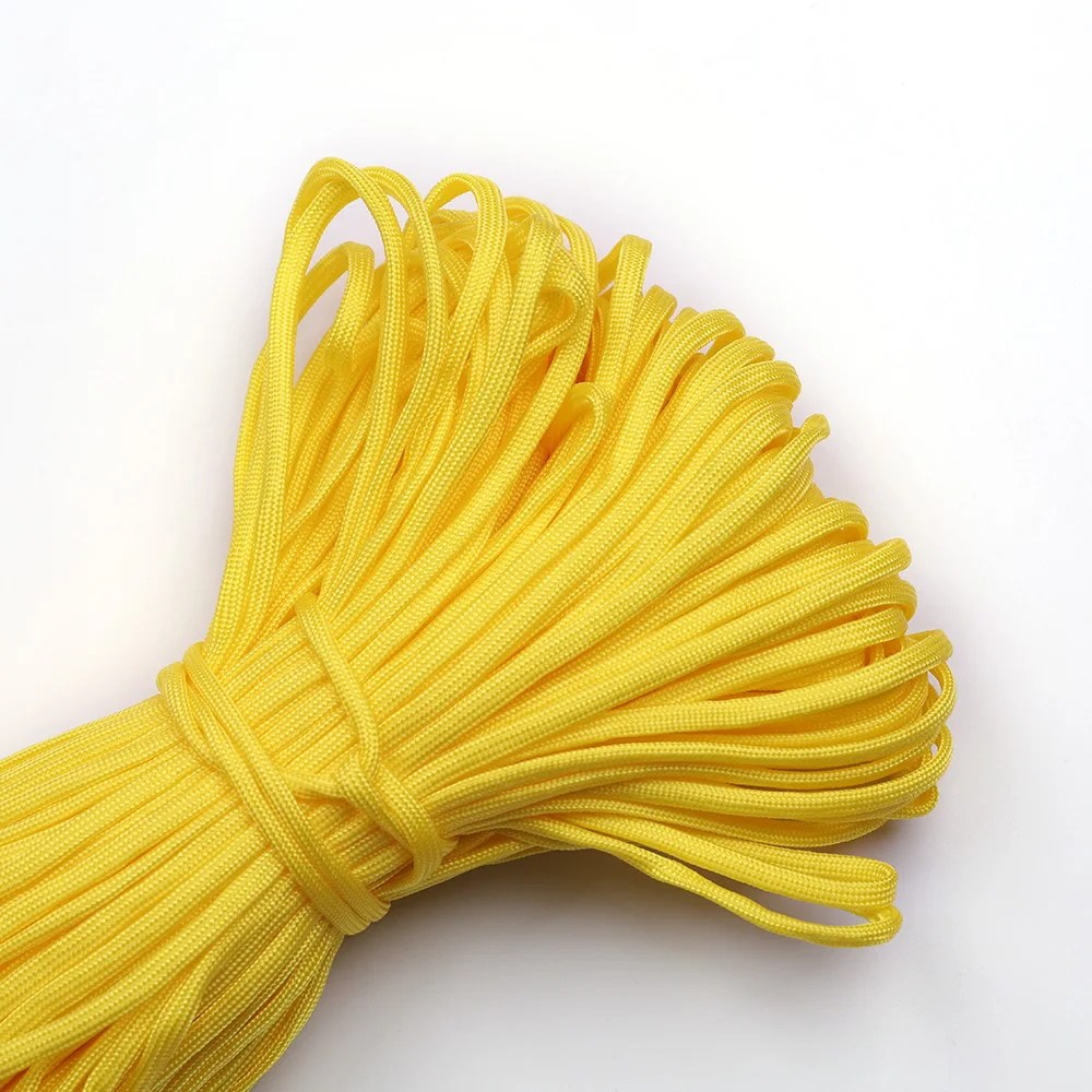 

100 ярдов желтый шнур нить китайский узел макраме шнур браслет плетеный шнур DIY кисточки вышивка бисером нить