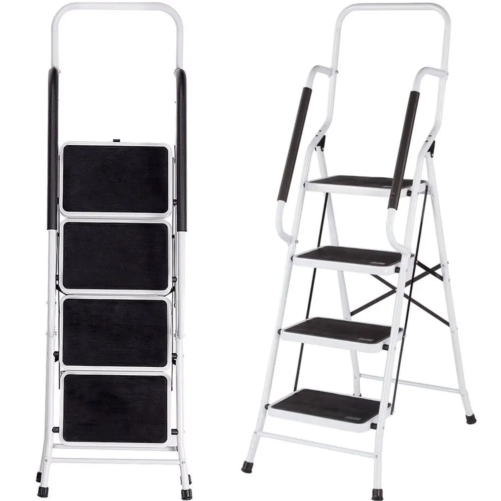 

POPTOP 4-ступенчатая лестница, портативный складной ступенчатый стул для дома и офиса, быстрая доставка
