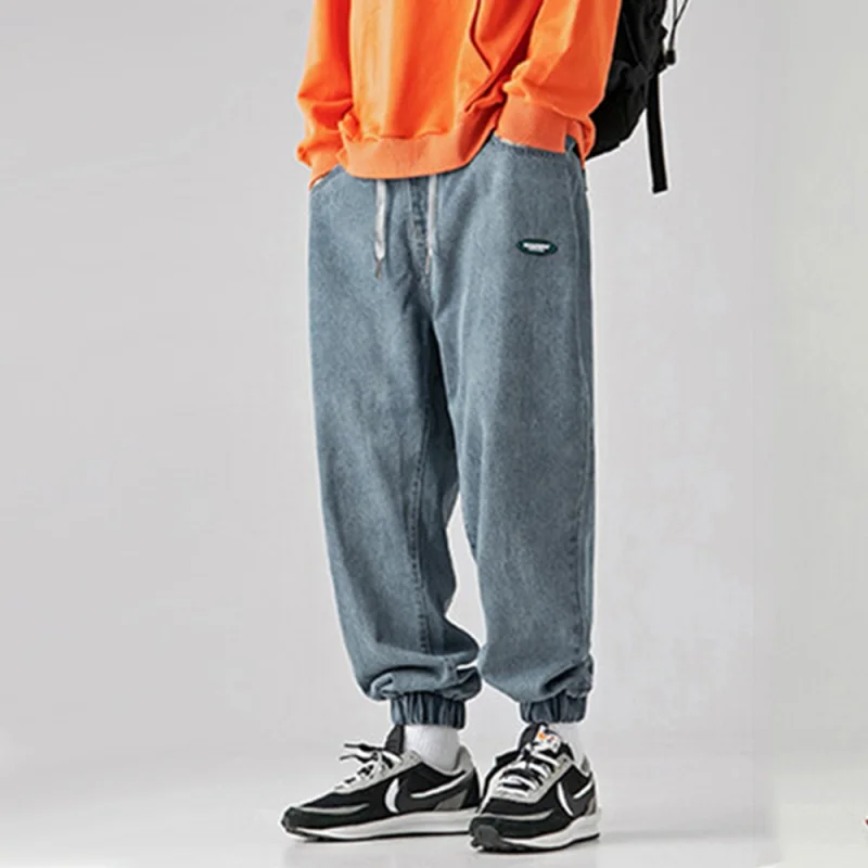 

Pants Men2022Spring New Loose Tappered Sweatpants Trendy Spring and Autumn Exercise Casual Pants