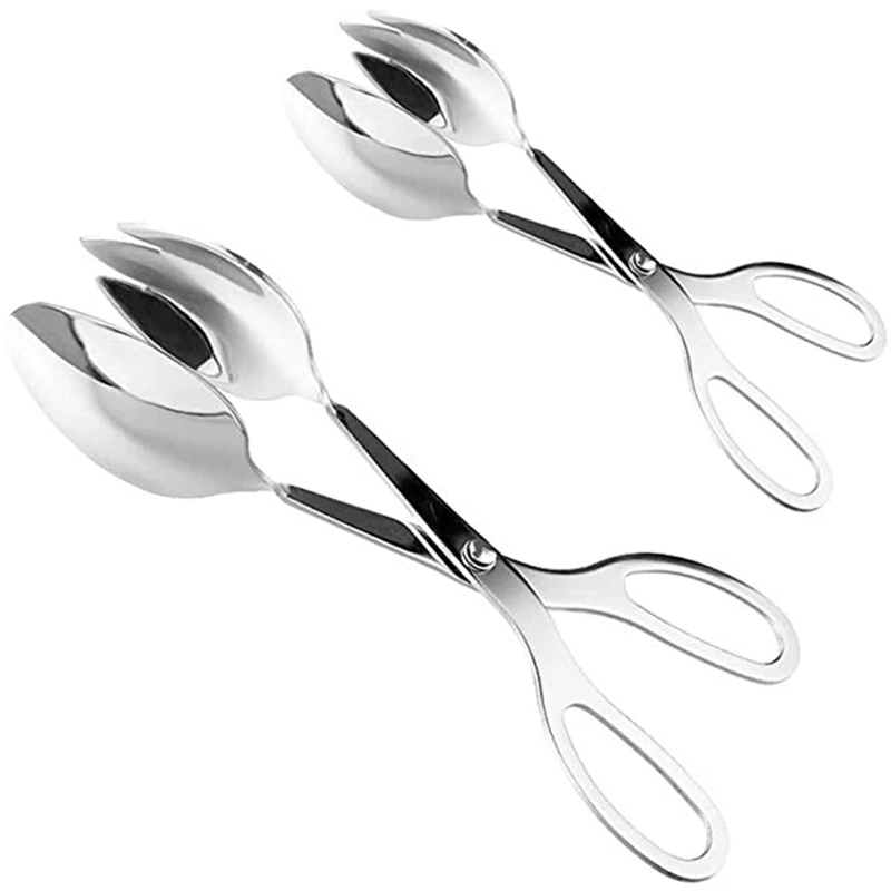 

2 Packs Of Buffet Tongs Serving Tongs Home Kitchen, Cake, Party, BBQ, Seafood, Fried