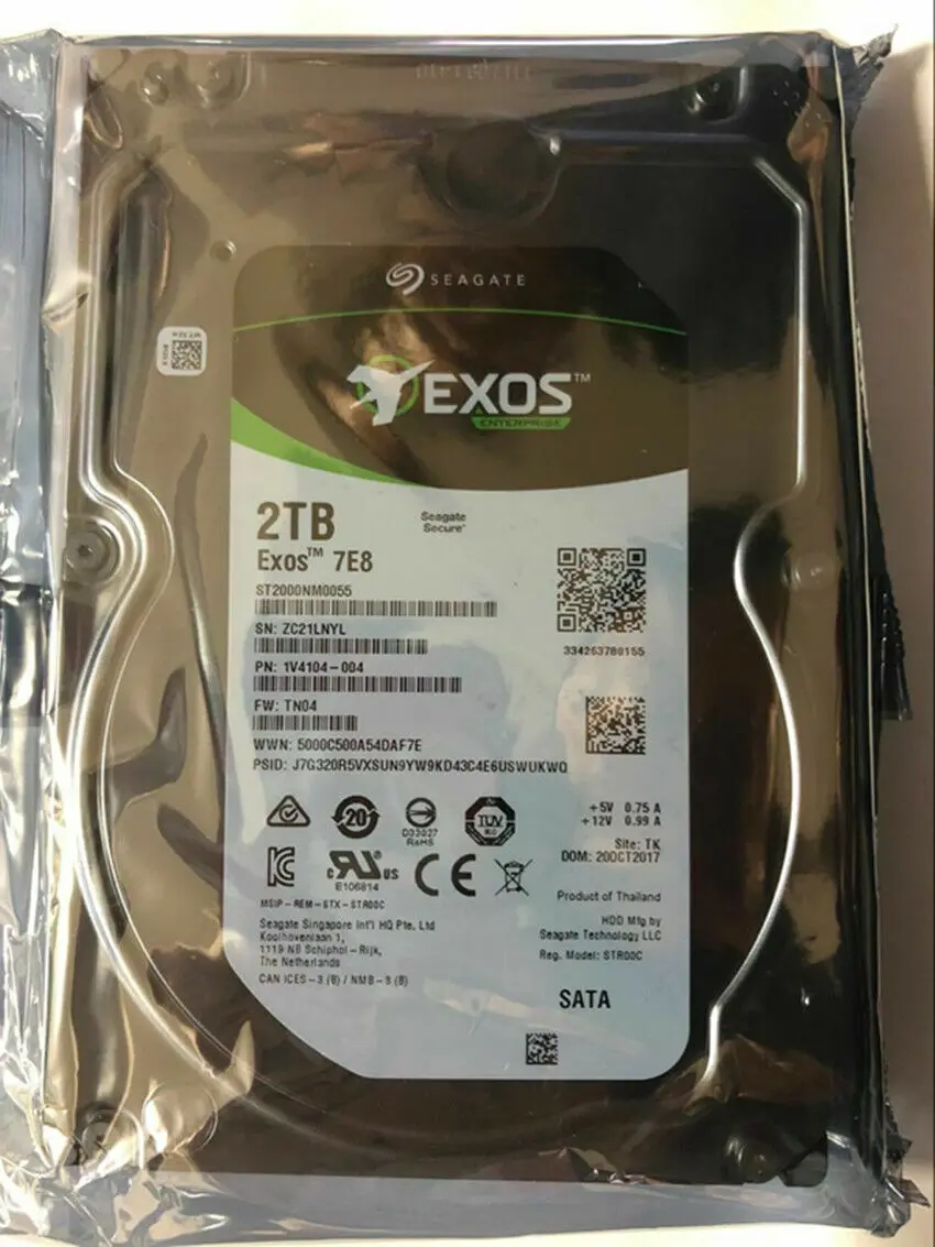 

FOR Seagate ST2000NM0055 2000GB SATA 3.5 Inch Desktop Monitor Hard Drive