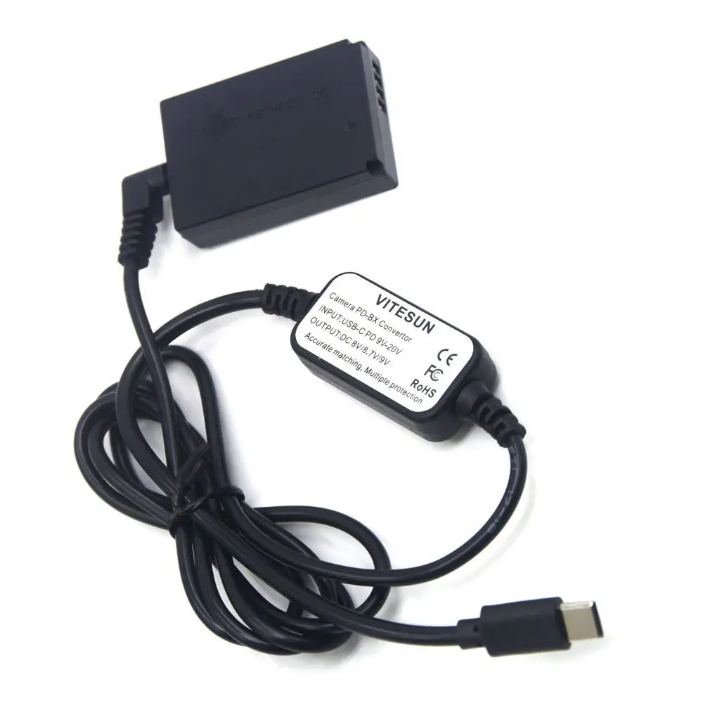 

LP E12 Dummy Battery DR-E12 Coupler+USB Type C DC Cable for Canon EOS M M2 M10 M50 M100 M200 Camera