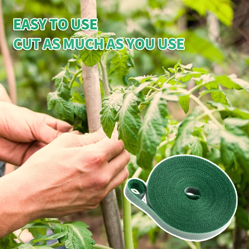 

5M Nylon Plant Bundle Ties Home Garden Plants Shape Support Bandage Belt Tape Flower Fixing Binding Cable Storage Strap