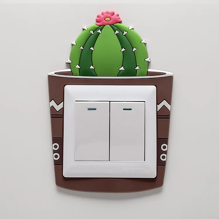 

Флуоресцентные силиконовые наклейки-кактусы для переключателя