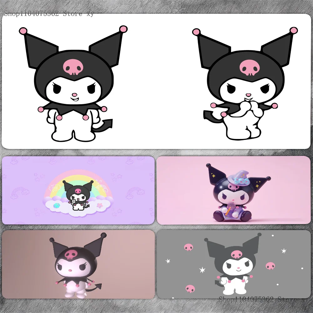Non-slip Mouse Pad K-Kuromi Suitable For Office Computers Laptops E-sports Game Desk Mats XXL Keyboard
