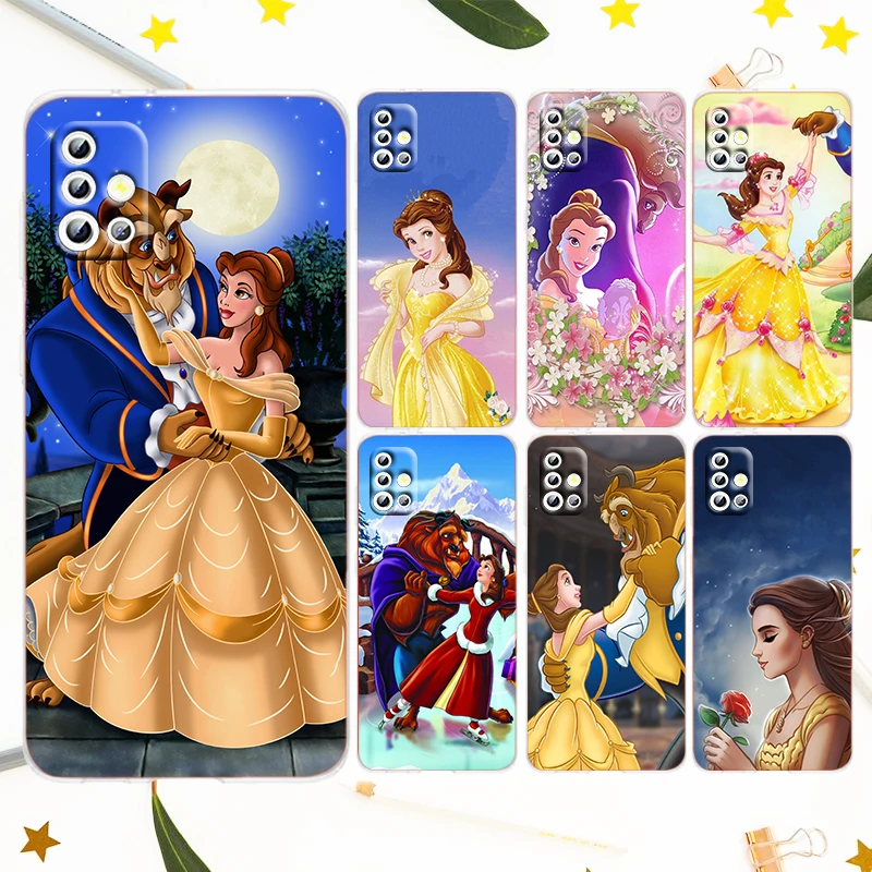 

Beauty And Beast Disney Phone Case For Samsung A73 A72 A71 A53 A52 A51 A42 A33 A32 A23 A22 A21S A13 A04 A03 5G Transparent