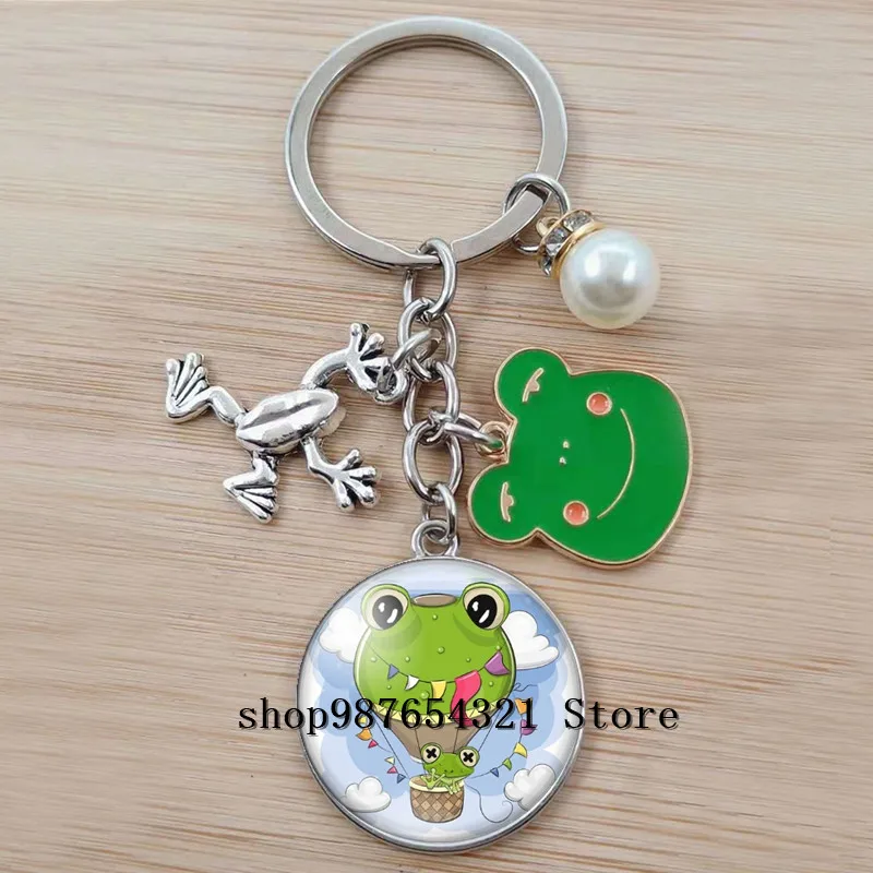 Новинка Красивая лягушка зеленое животное милая большая женская сумка ювелирные