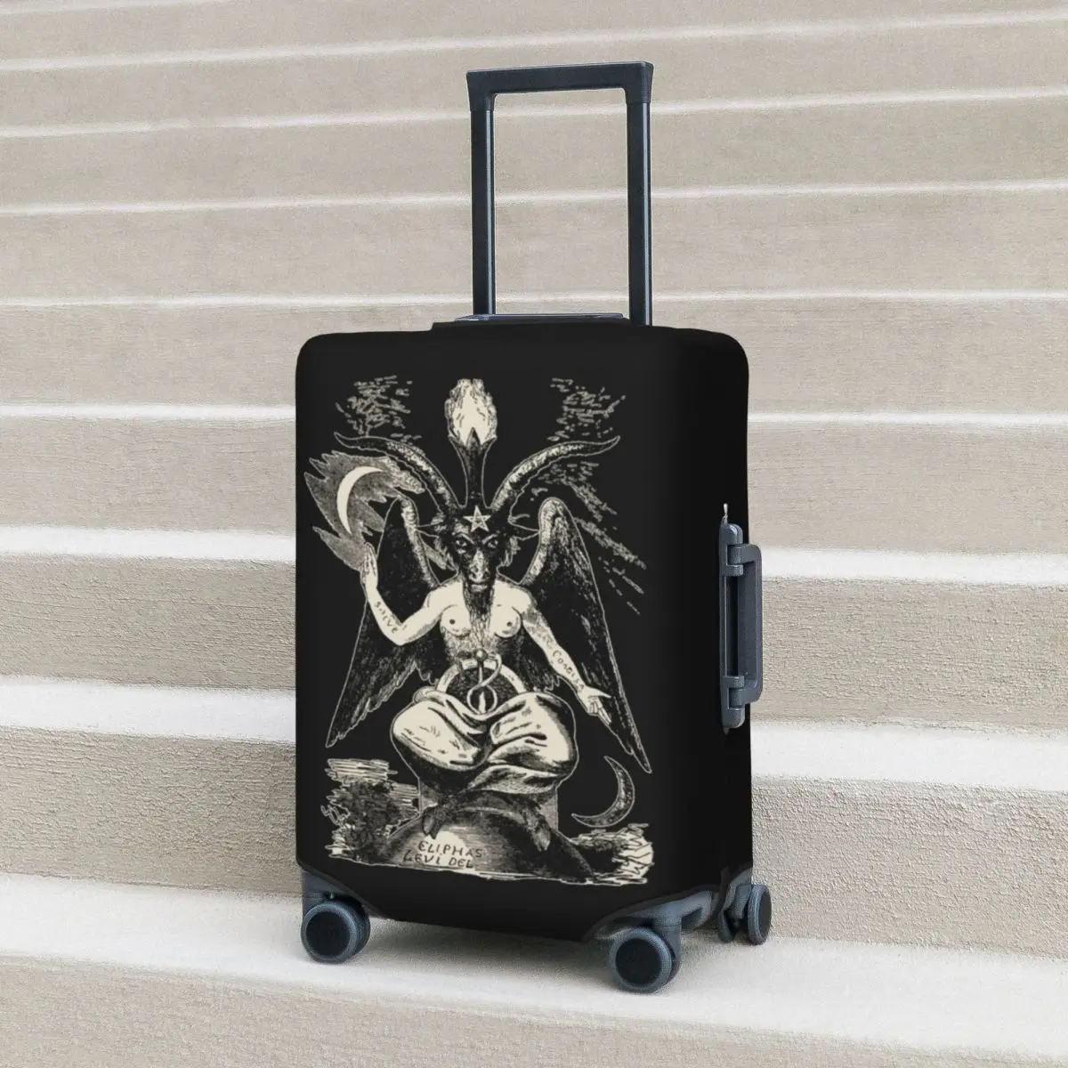 

Чехол для чемодана Baphomet с рисунком дьявола, v