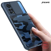 rzants for xiaomi redmi note 11 11s global version 4g case hard camouflage lens camera protection hlaf clear cover
