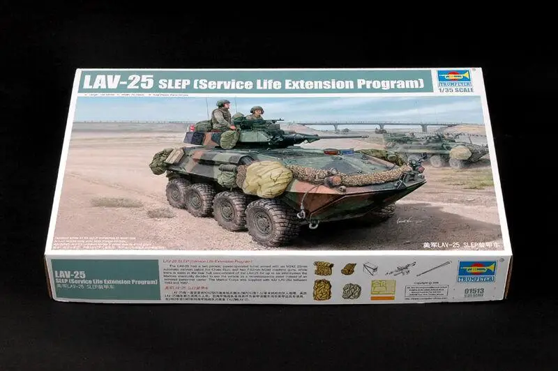 

Hobby Kit Trumpeter 1/35 01513 LAV-25 SLEP (Service Life Extension Program) Model Kit DIY toys