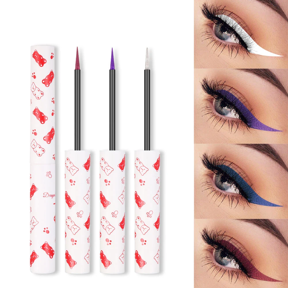 

HEALLOR New Matte Liquid Eyeliner Pencil Colorful Black White Waterproof Make up Liquid Eye Liner Eyes Makeup Cosmetics Pen