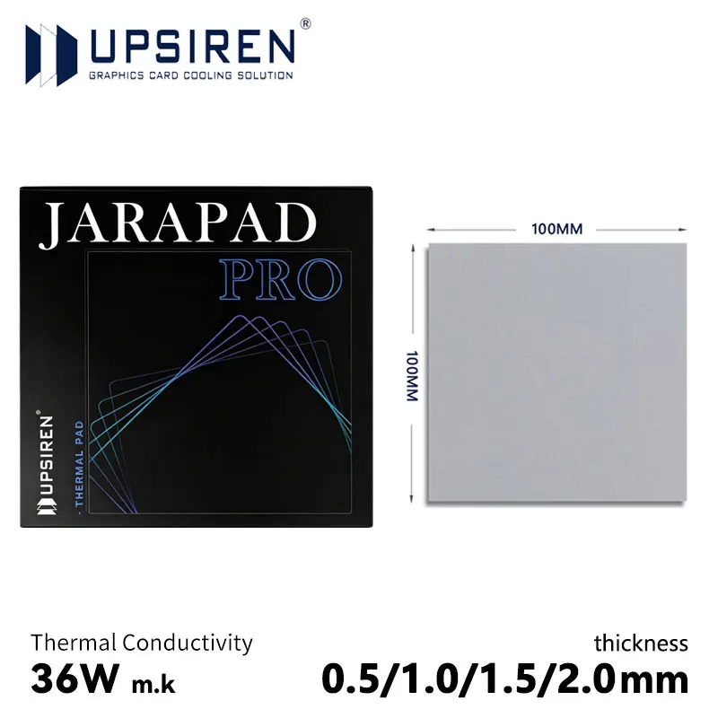 Фото Термопрокладка UPSIREN JARAPAD PRO 36W для охлаждения и отвода тепла, силиконовая прокладка для процессоров, видеокарт, материнских плат №1
