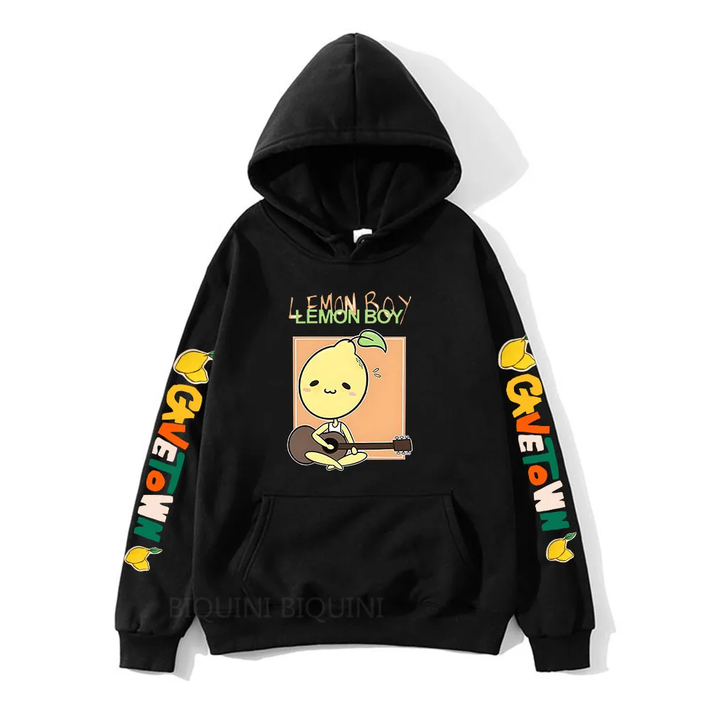 

Cavetown Lemon Boy Hoodies Singer Song Cartoon Printed Sweatshirts for Fans Hooded Fleece Fashion Unisex Pullovers Long Sleeve