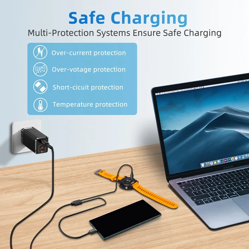 USB-кабель для зарядки аксессуары Garmin Fenix5 5X 5S 6 6X 7S зарядное устройство Vivosport