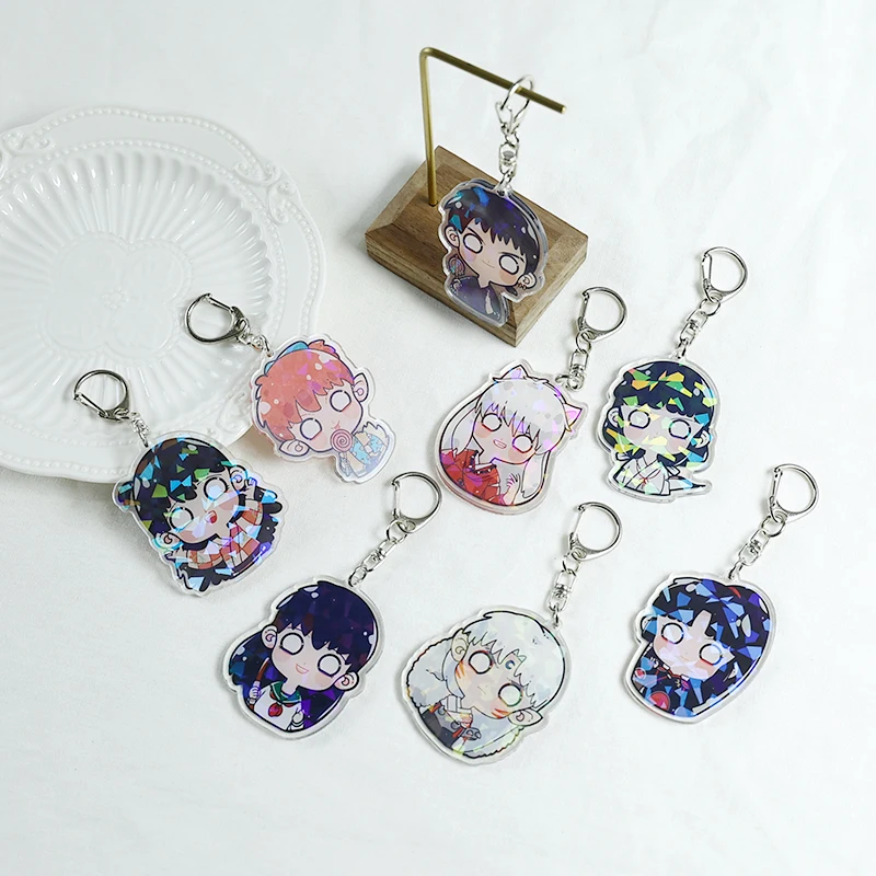

Anime Inuyasha Sesshoumaru Acrylic Figures Keychain Pendant Bag Decoration Collection Jewelry Gift Accessories