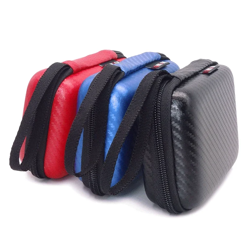 Черный синий органайзер для хранения жестких дисков мобильных устройств