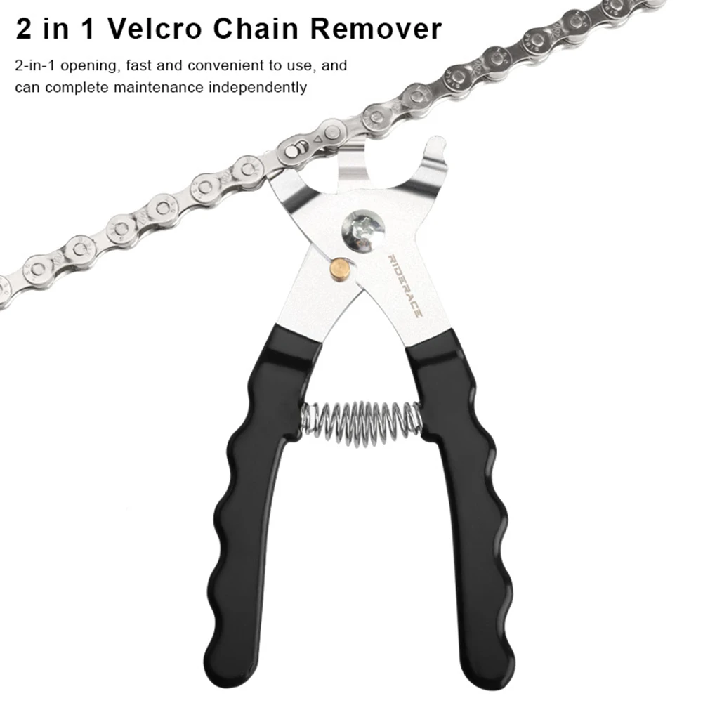 

Bicycle Chain Tool Chain Caliper Chain Removal Buckle Pliers Rubber Non-slip Handle 2-in-1 Opening Bike Chains Repair Tools