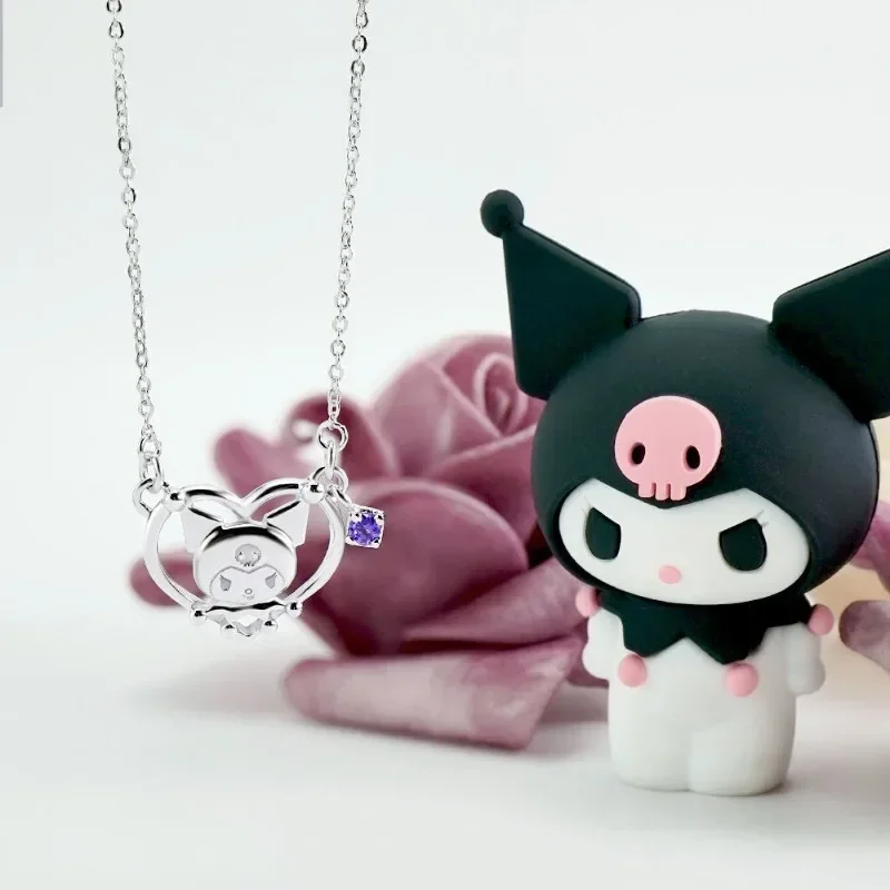Ожерелье Sanrio Kuromi Kawaii модный роскошный нежный браслет с героями мультфильмов