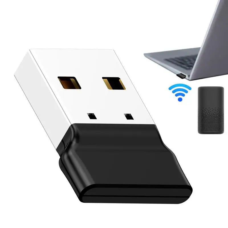

Wireless Mini USB Wifi Audio Adapter Blue Tooth Transmitter Receiver Dongle For Desktop Laptop Windows 7 10 Computer Car Kit PC