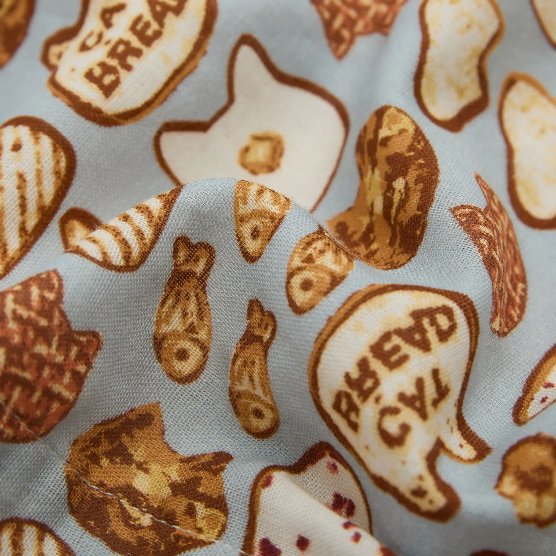 Nordic niche pure cotton pajamas men's and women's thin style gauze long-sleeved couple home clothes set spring and autumn soft