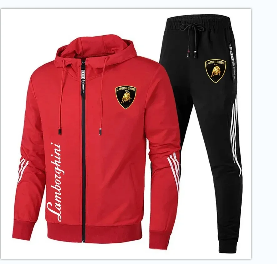 

Осень 2023, Мужская толстовка на молнии с капюшоном, Мужская толстовка, состоит из двух мужских курток от бренда мужской спортивной одежды