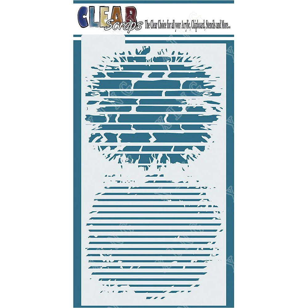 

New Grunge Brick Diy Embossing Paper Card Template Craft Layering Stencils for Walls Painting Scrapbooking Stamp Album Decor