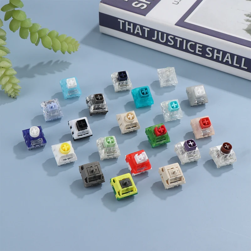 

BOX Jade Navy Royal White Switch DIY Mechanical Keyboard Red Brown Switches Compatible Cherry Switchs