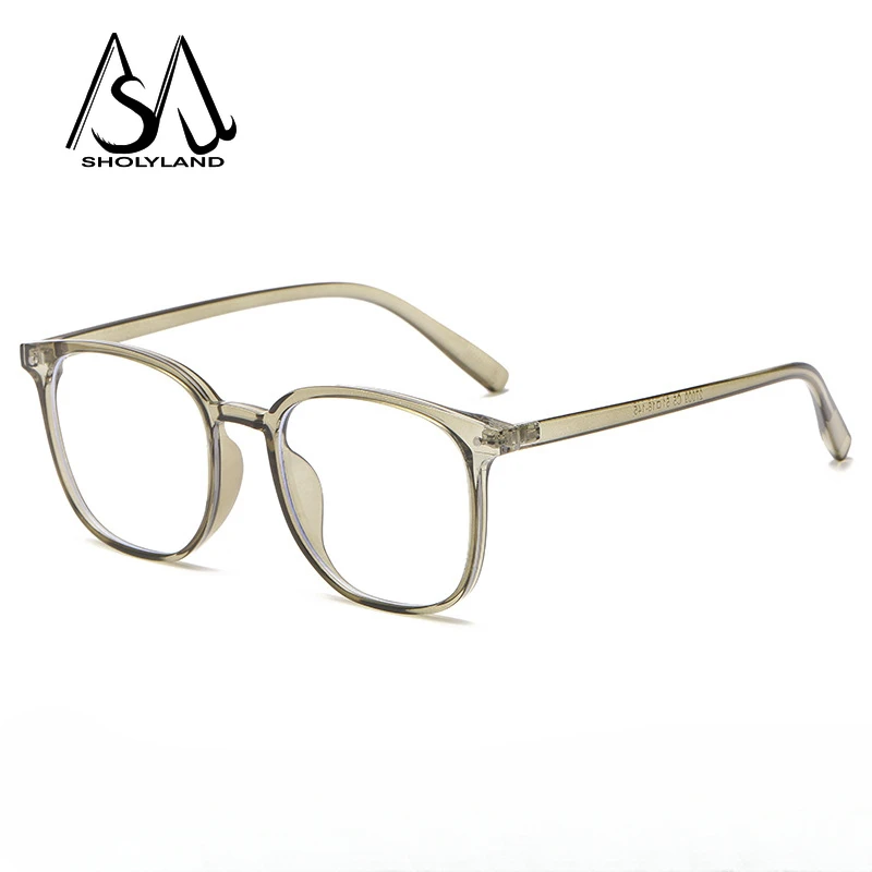 Ретро Очки В Квадратной Оправе С Защитой От Синего Света Модные Солнцезащитные