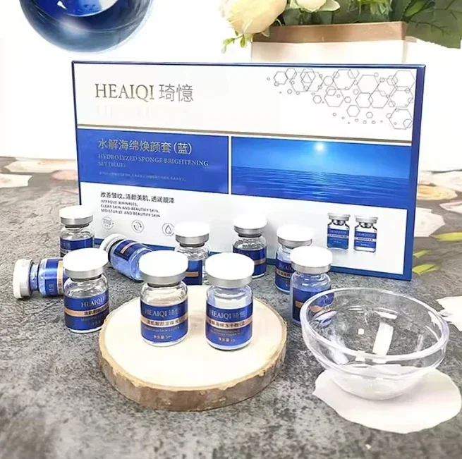 Фото Губка для лица Микрокристаллическая лиофилизированная пудра Регенерация коллагена Натуральный биологический экстракт Губчатые губки Оновление клеток кожи №4
