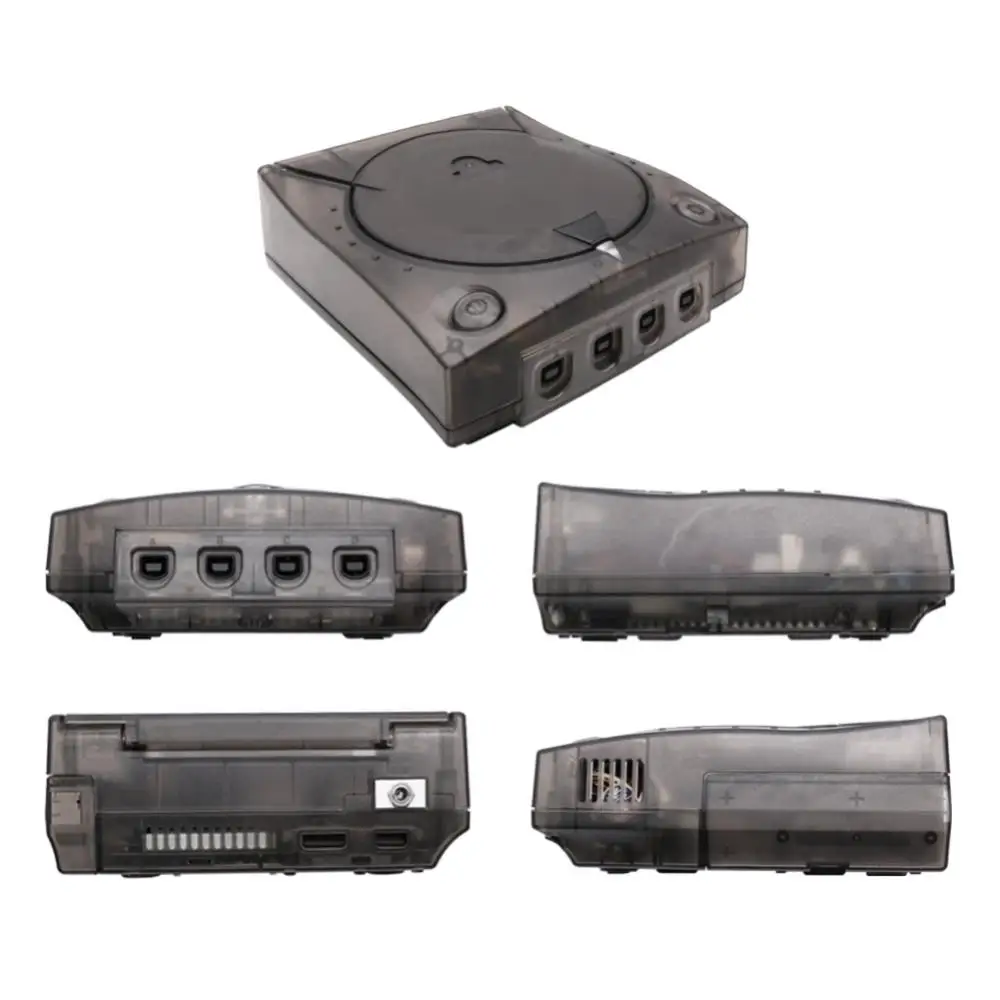 Retro Housing Shell Plastic Case Transparent Boxes Translucent Video Game Console Transparent Case For Sega Dreamcast Dc