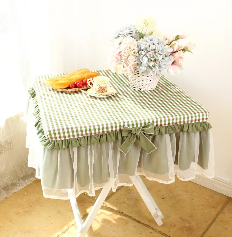 

Pastoral fabric, pure cotton, square tablecloth, dining table cloth, bedside table cover, coffee table cover, cabinet cover