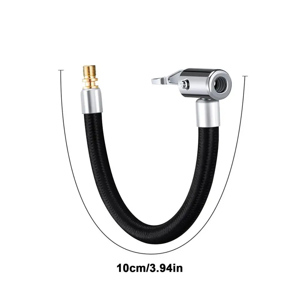 

Шланг для накачивания автомобильных шин, надувной насос, удлинительная трубка, адаптер, поворотное соединение для шин, блокирующий воздушный патрон, велосипед, мотоцикл