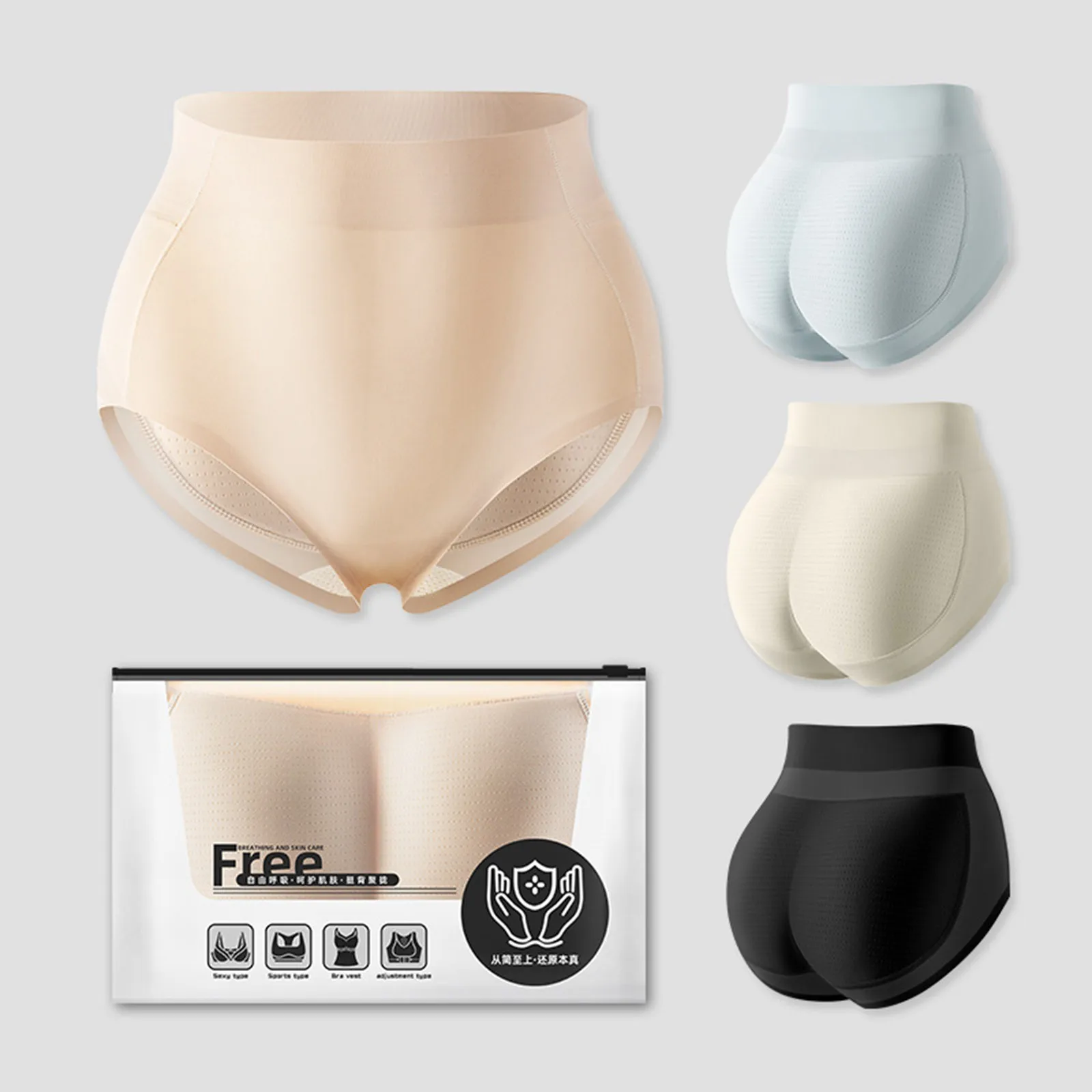 

Женские трусики, облегающие ягодицы, подтягивающие бедра штаны, персиковые бедра, ягодицы, внутреннее белье для женщин