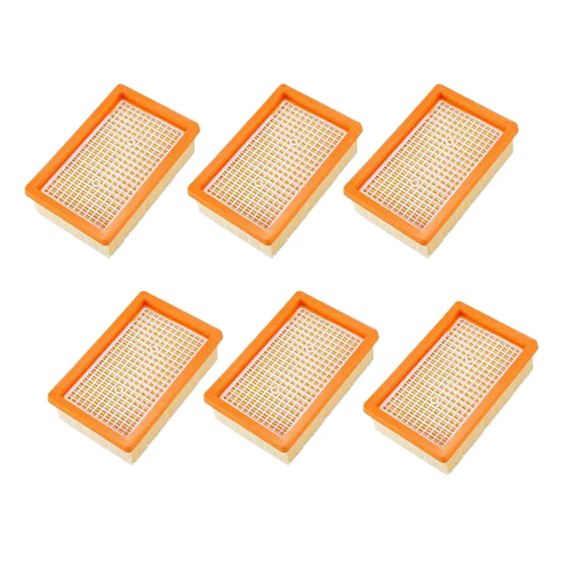 

6-Pack Filter for MV4 MV5 MV6 WD4 WD5 WD6 Vacuum Cleaner, Liver Filter