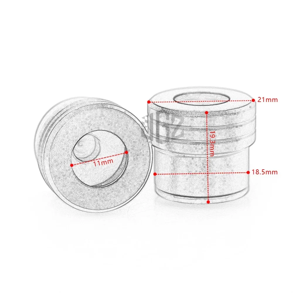 Мотоциклетные алюминиевые боковые зеркала заднего вида с ЧПУ болты отверстие