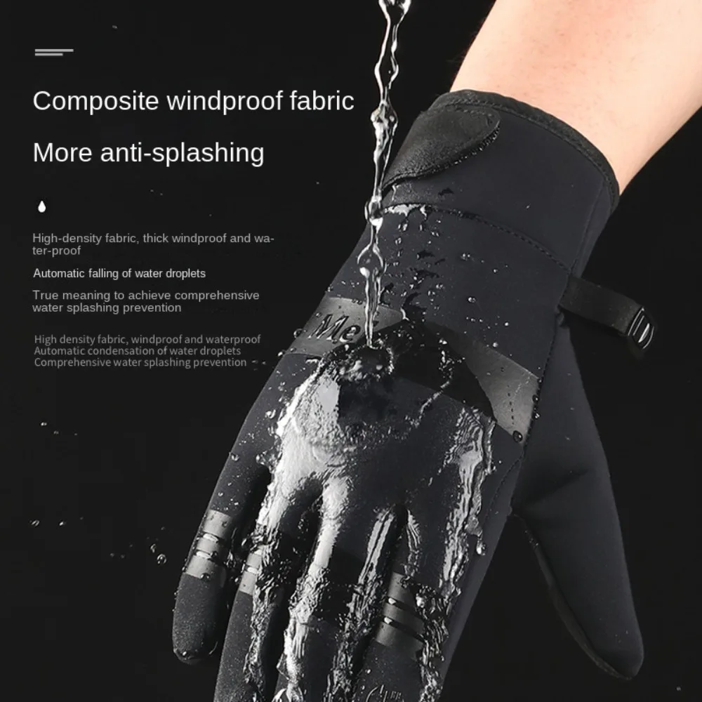 

Touch Screen Warm Thermal Gloves Windproof Waterproof Cold Proof Mittens Thicken Winter Full Finger Gloves Outdoor Sport
