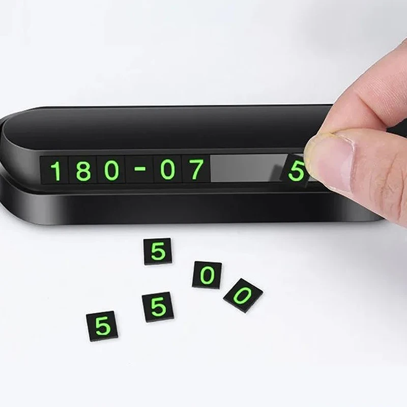 

Creative Car Temporary Parking Card Phone Number Card Plate Telephone Number Car Park Stop Automobile Accessories Car-styling