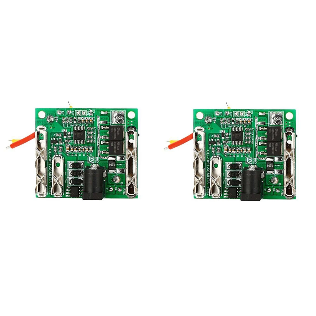 

2 Pcs 5S 18/21V 20A - BMS PCM Lithium Battery Charging Protection Board PCB for 18650 Lithium Batteries Pack