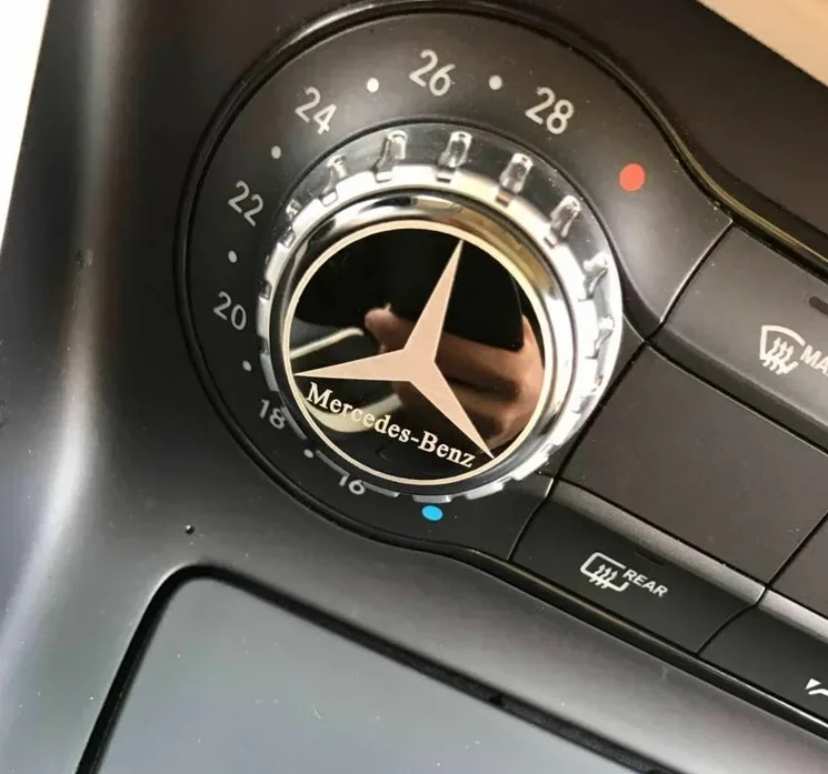 1 шт. наклейка на кнопку переключения кондиционера автомобиля для украшения