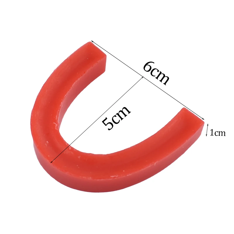 

2Pcs/boxdentistry U Shape Dental Base Wax Rim Denture Casting Bite Block Occlusal Rim Red Model Base Plate Wax Dentistry Product