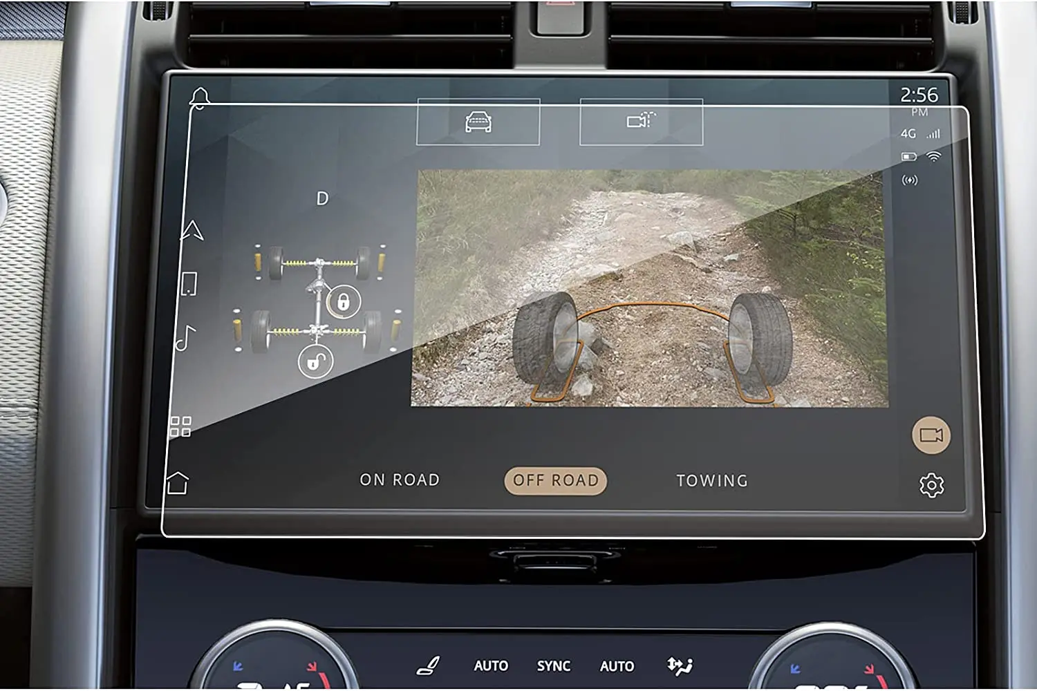 

11.4 inch Car GPS Navigation Protective Film For Land Rover Discovery S 2022 2023 LCD center screen Tempered glass protective