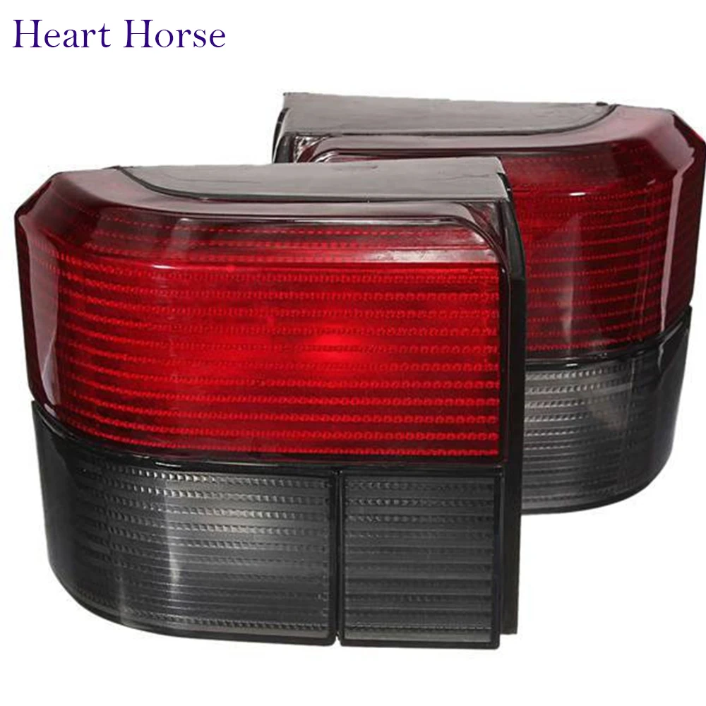 For Volkswagen T4 Caravelle Rear Tail Fog Light Lamp Cover Smoked Red Taillight Transporter 1990-2003 Without Bulb