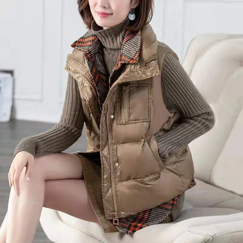 

Жилет, куртки для женщин, зима 2022, Трендовое очень теплое пальто, распродажа, женский жилет без рукавов, пуховая куртка, демисезонные Новые п...