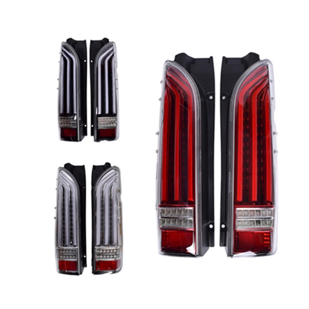 

KDH200 NEW MODEL back lamp WHITE+CLEAR #4001 upgrade latest tail light LED for hiace 2005-2018,for hiace200 QUANTUM parts