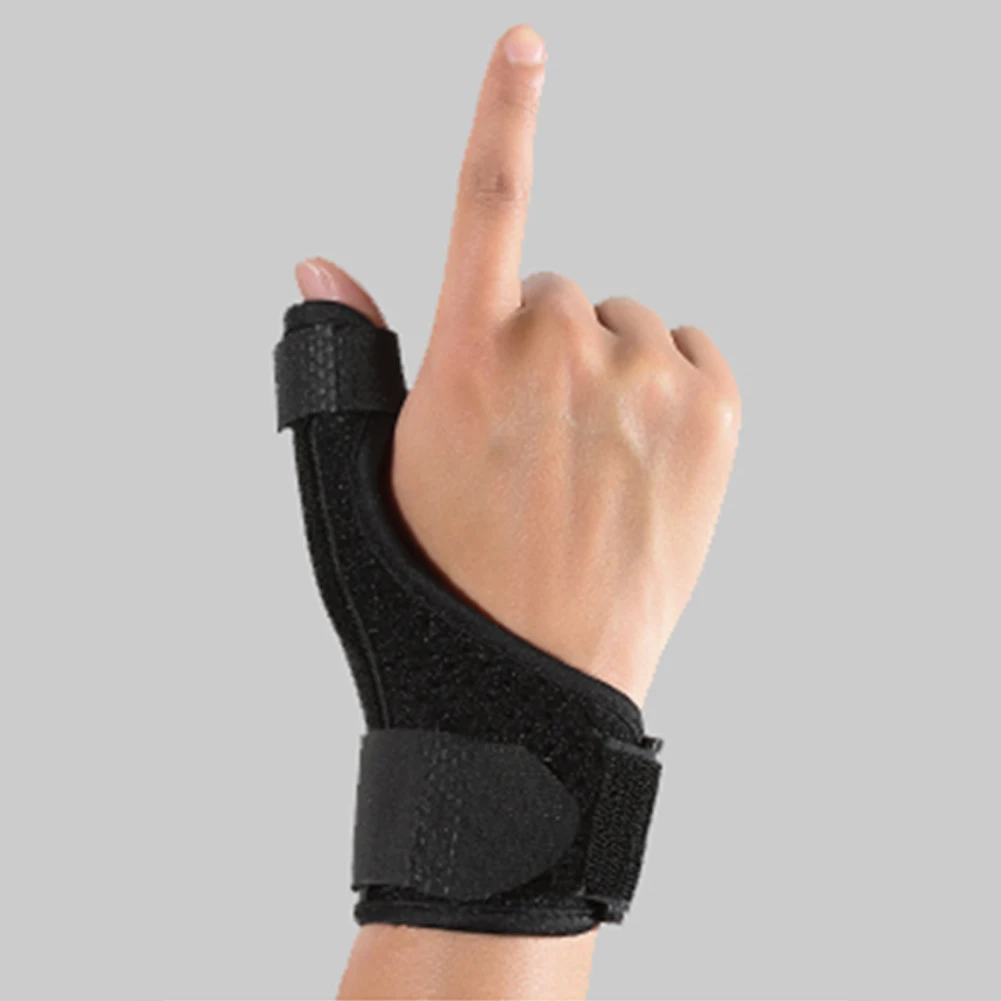 

Finger Holder Protector Brace Sports Thumbs Support Guard for Left Right Hands Protective Sleeve Injuries Broken Fingers