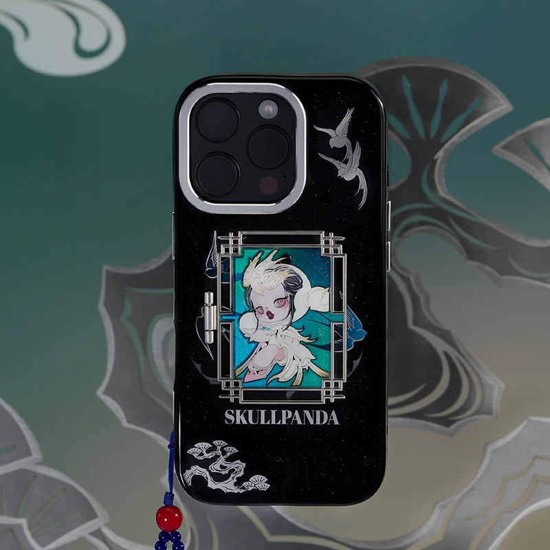 Фото Чехол для телефона POP MART SKULLPANDA The Mirage Series для iPhone 16 Pro/16 Pro Max №3